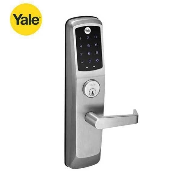 Yale Nextouch Exit Trim Touchscreen, Augusta Lever Style No Radio, Satin Chrome YALE-AUNTT620-NR-626